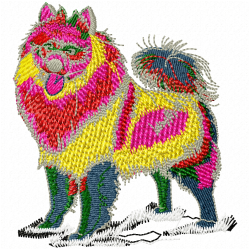 Dogs Embroidery Design 4 Dogs Embroidery Design 4